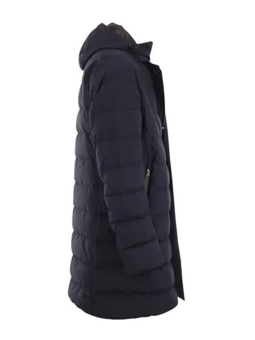 Blue men's long down jacket Herno | PI141UL - 11106.9290